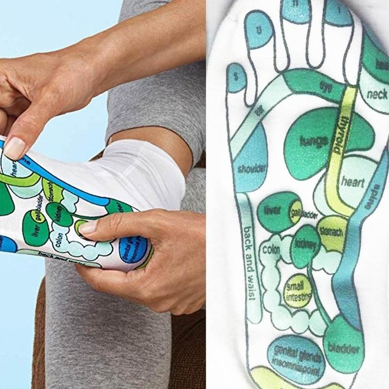 Acupressuur sokken - fysiotherapie massage - pijnbestrijdingMassage