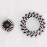 Kristallen broodje maker - paardenstaart decoratie - haarclip - klauwHaarspelden