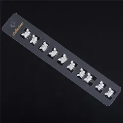 Kristallen vlinders - bruids haarclip - 10 stuksHaarspelden