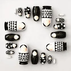 Russian matryoshka - wooden doll - 5-layersWooden