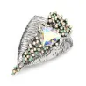 Vintage geometrische broche - met kristallenBroches