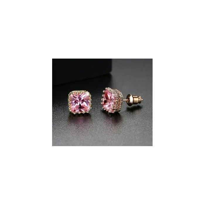Small geometric crystal earringsEarrings