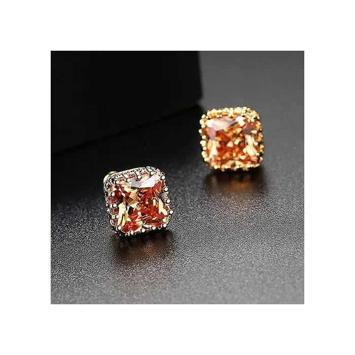 Small geometric crystal earringsEarrings