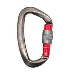 25KN karabijnhaak - met schroefsluiting - voor wandelen / rotsklimmen / kamperenSurvival gereedschap