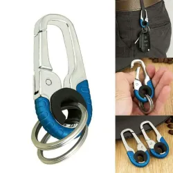 Carabiner hook - metal buckle - with double keyringSurvival tools