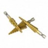 HSS-trapsboorset - voor hout / metaal - 3-12 mm / 4-12 mm / 4-20 mm 3 stuksBits & boren