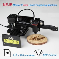 NEJE Master 2 - mini lasergraveermachine - voor hout - draadloos - APP-bedieningGraveermachines