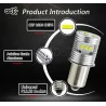 P13.5S / E10 - LED bulb - 6000K white - for flashlight - 2 piecesE10