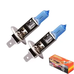 Halogeenlampen auto - H1 - 6000K - 100W - 2 stuksHalogeenlampen