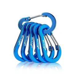 Karabijnhaak - sluiting met gesp - voor vissen / wandelen / kamperen - 6 stuksGereedschap