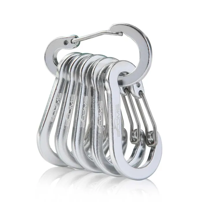 Carabiner clip - lock buckle hook - for fishing / hiking / camping - 6 piecesTools