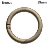 Veer O-ring gesp - ronde drukknop - haak - karabijnhaak - 19mm - 25mm - 32mm - 38mmSleutelhangers