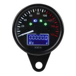 Motor snelheidsmeter - universeel - met LCD display - LED - waterdichtInstrumenten