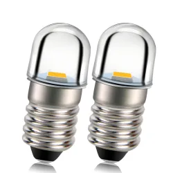 E10 - LED-lamp - 3V / 4.5V / 6V / 12V - 2 stuksE10