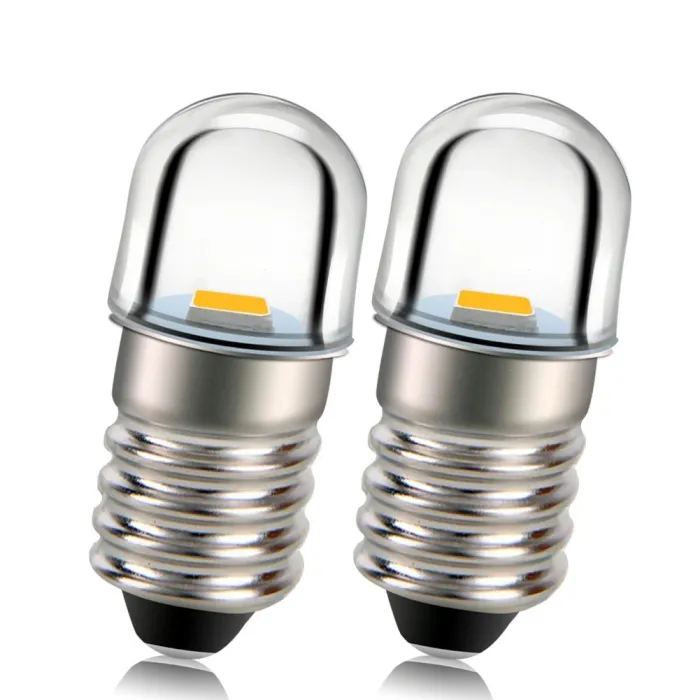 E10 - LED-lamp - 3V / 4.5V / 6V / 12V - 2 stuksE10