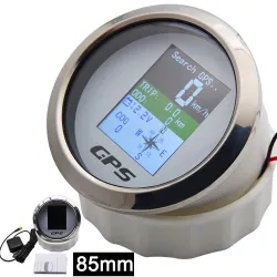Universele snelheidsmeter - 85 mm meter - waterdicht - TFT-scherm - met GPS-antenne - voor boten / motorfietsenInstrumenten