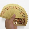 Pokerkaarten - zwart / goud / US dollar patroon - waterdicht - 54 stuksPuzzels & spellen