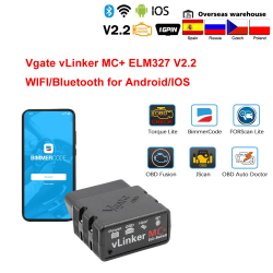 Autoscanner / diagnosetool - Bimmercode - MC / ELM327 - WiFi / Bluetooth - OBD2 - voor Android / IOSDiagnose