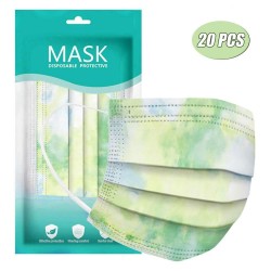 50pcs - Yellow Disposable Face Mask