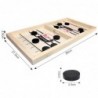 Table hockey game - with 10 pucks - wooden toyWooden