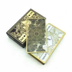 Pokerkaarten - goud getinte draak - transparant - waterdichtPuzzels & spellen