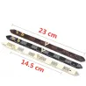 Modieuze leren armband - met V letter / bedels - unisexArmbanden