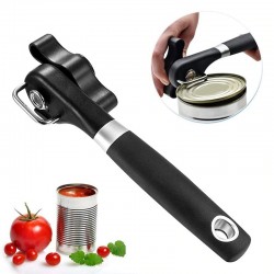 Manual can opener - with anti-slip hand grip - stainless steelKitchen