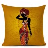 Cushion cover - African / ethnic style - linen - 45 * 45cmCushion covers