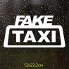Fake Taxi - car vinyl stickerStickers