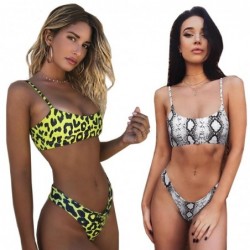 Sexy bikiniset - slangenleer / luipaardprintBadkleding