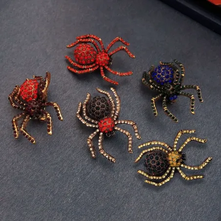 Kristallen spin - elegante broche - speldBroches