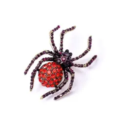 Kristallen spin - elegante broche - speldBroches