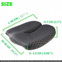 Memory foam cushion - chair seat support - non-slip - back pain reliefCushions
