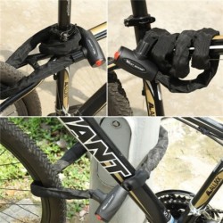 Bicycle / motorcycle chain lock - with keys / passcode / reflective designBicycle