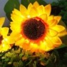 Sunflower shaped garden light - solar powered - LED - waterproofSolar lighting