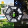 Solar garden light - ground lamp - waterproof - LED - hexagon shaped - driveway / lawnSolar lighting