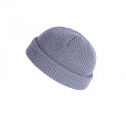 Knitted warm hat - short - ribbed - unisexHats & Caps