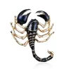 Elegant crystal brooch - ladybug / scorpion / lizard / geckoBrooches