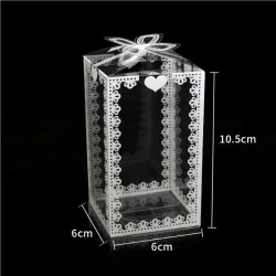 Transparante geschenkdoos - bruiloft / feest / taarten / cadeautjesDecoratie