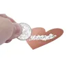 Hartvormige etiketten - krasstickers - 2,5 cm - 300 stuksDecoratie