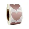 Hartvormige etiketten - krasstickers - 2,5 cm - 300 stuksDecoratie