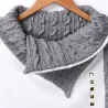 Witte lange trui - hoge kraag - lange mouw - met metalen versieringenHoodies & Truien