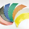 Autowiel reflecterende strips - stickers - 16 stuksStickers
