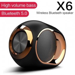 X6 - draadloze Bluetooth-luidspreker - HiFi-bas - waterdicht - FM-radio - TWS - SD - AUXBluetooth Luidsprekers