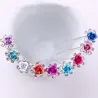 Luxe haarspelden met kristallen bloemen - 200 stuksHaarspelden