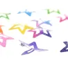 Kleurrijke haarspeldjes - glitter vlinders / sterren - 12 stuksHaarspelden
