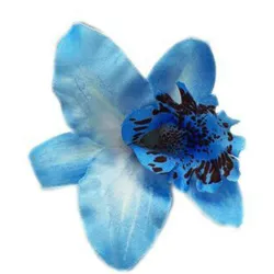 Fashionable hair clip - handmade - flower orchidHair clips