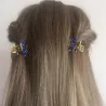 Krab / vlindervormige retro haarclip - met kristallenHaarspelden