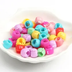 Mini hair clips - flowers / beads shapedHair clips