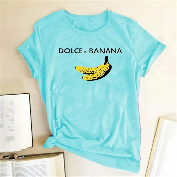 Dolce & Banana - T-shirt met grappige print - korte mouwBlouses & overhemden
